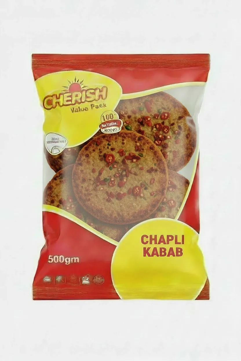 Cherish Frozen Chapli kabab-500g Polybag