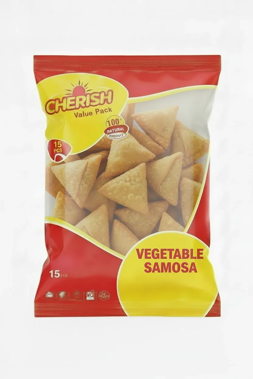 Cherish Frozen Vegetable (Aloo) Samosa-Polybag